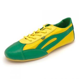 Unisex Classic Yellow & Green Dance Sneaker - Dance Like a Vegan