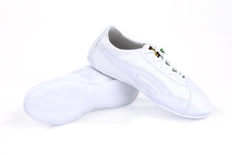 white dance sneakers